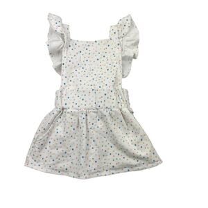 Vivie and Ash Confetti Dot Pinafore Dress